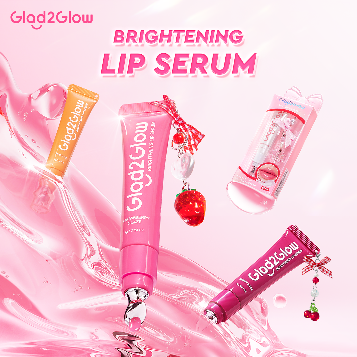 Brightening lip serum