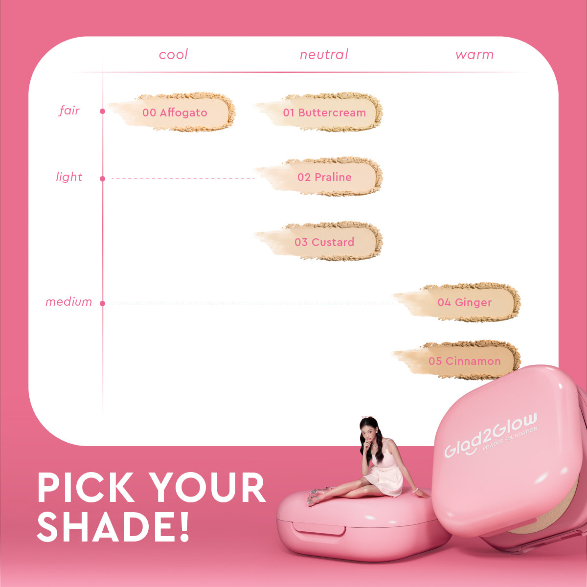 Perfect blurring powder foundation